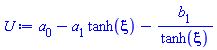 a[0]-a[1]*tanh(xi)-b[1]/tanh(xi)