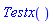 Testx()