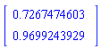 Vector[column]([[.7267474603], [.9699243929]])