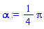 (1/4)*Pi