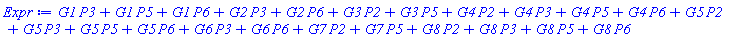 G1*P3+G1*P5+G1*P6+G2*P3+G2*P6+G3*P2+G3*P5+G4*P2+G4*P3+G4*P5+G4*P6+G5*P2+G5*P3+G5*P5+G5*P6+G6*P3+G6*P6+G7*P2+G7*P5+G8*P2+G8*P3+G8*P5+G8*P6
