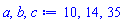 10, 14, 35
