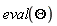 eval(Theta)