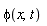 phi(x, t)