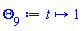 proc (t) options operator, arrow; 1 end proc