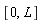[0, L]
