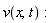 v(x, t)