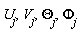 U__j, V__j, `&Theta;__j`, `&Phi;__j`