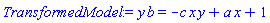 y*b = -c*x*y+a*x+1