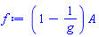 (1-1/g)*A