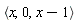 `<,>`(x, 0, x-1)