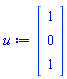 Vector(3, {(1) = 1, (2) = 0, (3) = 1})