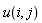 u(i, j)