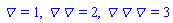 `&dtri;` = 1, `&dtri;&dtri;` = 2, `&dtri;&dtri;&dtri;` = 3