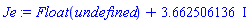 Float(undefined)+3.662506136*I