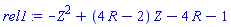 -Z^2+(4*R-2)*Z-4*R-1