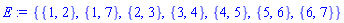 {{1, 2}, {1, 7}, {2, 3}, {3, 4}, {4, 5}, {5, 6}, {6, 7}}