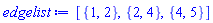 [{1, 2}, {2, 4}, {4, 5}]