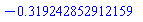 HFloat(-0.31924285291215854)