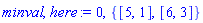 0, {[5, 1], [6, 3]}