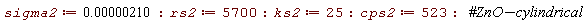 sigma2 := 0.210e-5:
