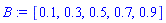 [.1, .3, .5, .7, .9]