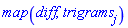 map(diff, trigrams[j])