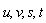u, v, s, t