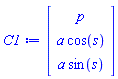 Vector(3, {(1) = p, (2) = a*cos(s), (3) = a*sin(s)})