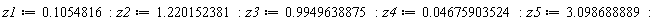 z1 := .1054816; z2 := 1.220152381; z3 := .9949638875; z4 := 0.4675903524e-1; z5 := 3.098688889