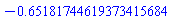 -.65181744619373415684
