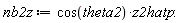 nb2z := cos(theta2)*z2hatp