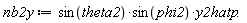 nb2y := sin(theta2)*sin(phi2)*y2hatp