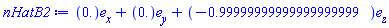 Vector(3, {(1) = 0., (2) = 0., (3) = -.99999999999999999999})