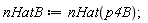 nHatB := nHat(p4B)