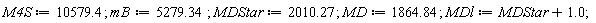 M4S := 10579.4; mB := 5279.34; MDStar := 2010.27; MD := 1864.84; MDl := MDStar+1.0
