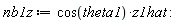 nb1z := cos(theta1)*z1hat