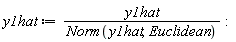 y1hat := y1hat/Norm(y1hat, Euclidean)