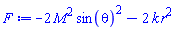 -2*M^2*sin(theta)^2-2*k*r^2