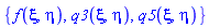 {f(xi, eta), q3(xi, eta), q5(xi, eta)}