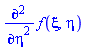 diff(diff(f(xi, eta), eta), eta)