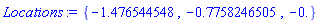 {-1.476544548, -.7758246505, -0.}