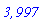 `3,997`