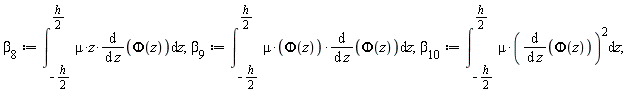 beta[8] := int(mu*z*(diff(Phi(z), z)), z = -(1/2)*h .. (1/2)*h);