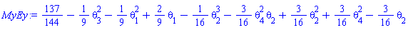 137/144-(1/9)*theta[3]^2-(1/9)*theta[1]^2+(2/9)*theta[1]-(1/16)*theta[2]^3-(3/16)*theta[4]^2*theta[2]+(3/16)*theta[2]^2+(3/16)*theta[4]^2-(3/16)*theta[2]