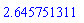 2.645751311