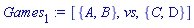 [{A, B}, vs, {C, D}]
