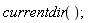 currentdir()