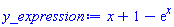 x+1-exp(x)