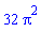 32*Pi^2
